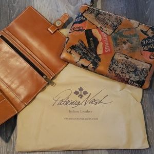 Wallet and matching wristlet